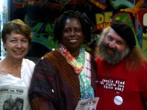 Center:  Cynthia McKinney; R:  Jan B. Tucker