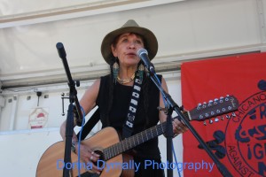 Native American/feminist singer-songwriter Relf Alison Star reminded many of Buffie Sainte Marie