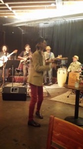 Bella De Soto dancing at The Talking Stick, Venice