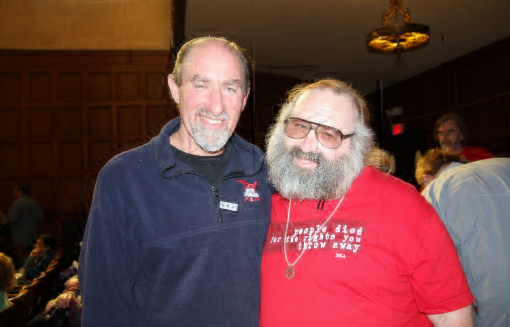 Small world:  ran into Phil Garaway.  In 1969 we were with SDS affiliated student peace committee at Pacoima Junior High!  Still fighting the fight for peace and justice.