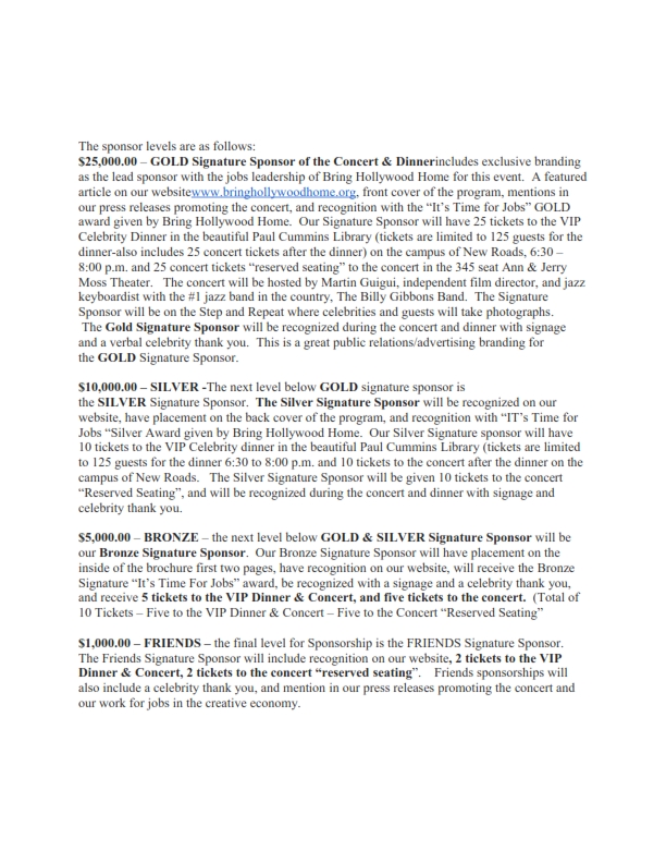 Sponsorship Letter Bring Hollywood Home Celebrity Dinner & Concert Friday, October 7th, 2016 New Roads Santa Monica_002